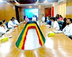 টুঙ্গিপাড়া পৌরসভার প্রশাসক মহোদয়ের কর্মসম্পাদনে সহায়তা কমিটির সভা